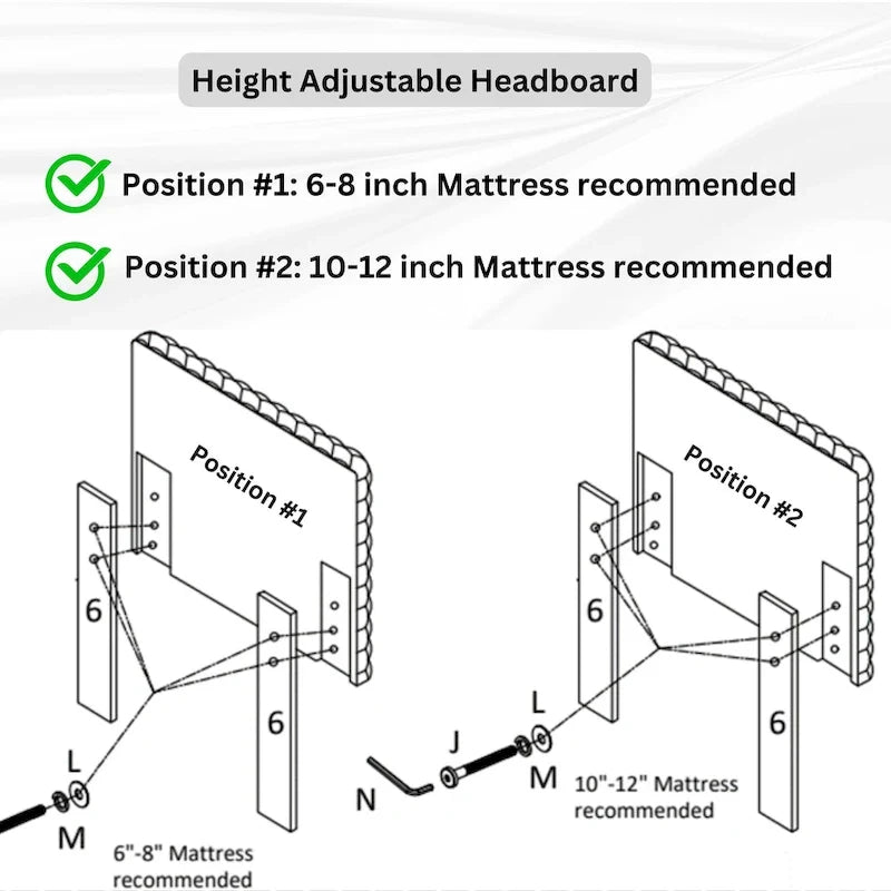 Cama de plataforma tapizada en 3D Off White con cabecero ajustable, individual, 1 persona