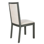 Juego de comedor para 6 personas estilo rústico beige/natural – Mesa, 4 sillas y banco