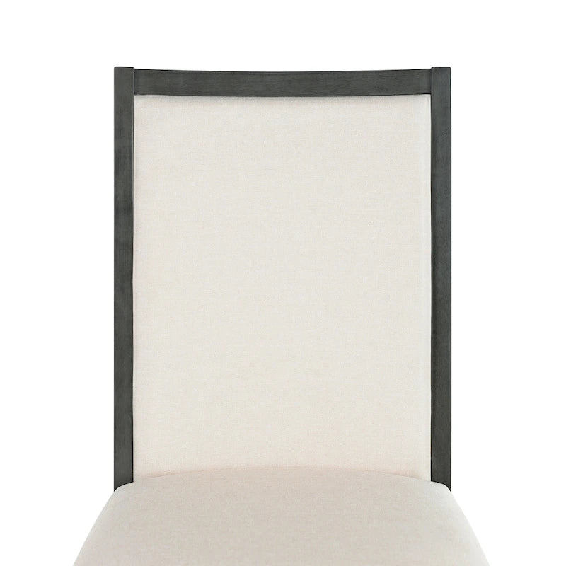 Juego de comedor para 6 personas estilo rústico beige/natural – Mesa, 4 sillas y banco