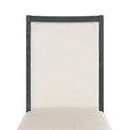 Juego de comedor para 6 personas estilo rústico beige/natural – Mesa, 4 sillas y banco