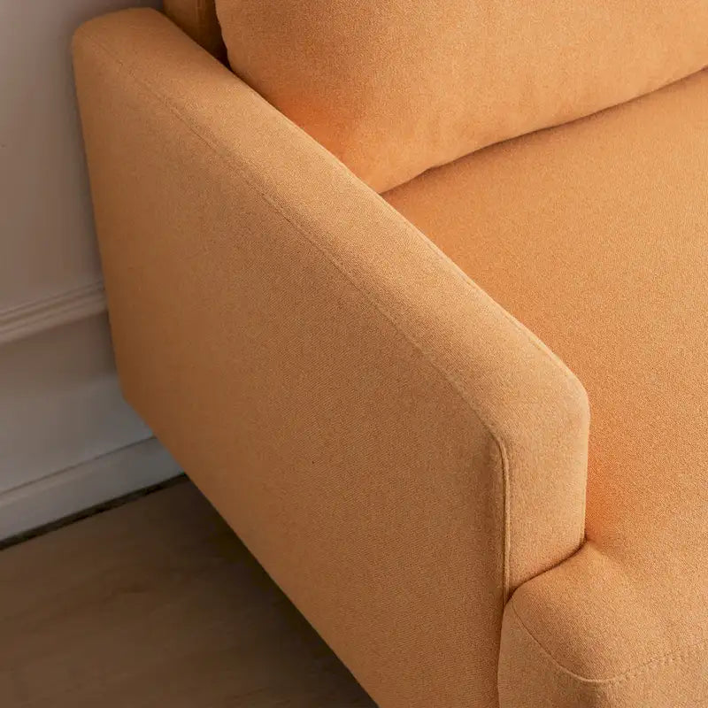 Sofá biplaza moderno amarillo/gris/esmeralda/beige