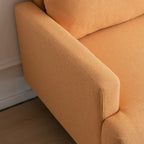 Sofá biplaza moderno amarillo/gris/esmeralda/beige