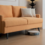 Sofá biplaza moderno amarillo/gris/esmeralda/beige