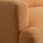Sofá biplaza moderno amarillo/gris/esmeralda/beige