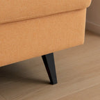 Sofá biplaza moderno amarillo/gris/esmeralda/beige