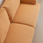 Sofá biplaza moderno amarillo/gris/esmeralda/beige