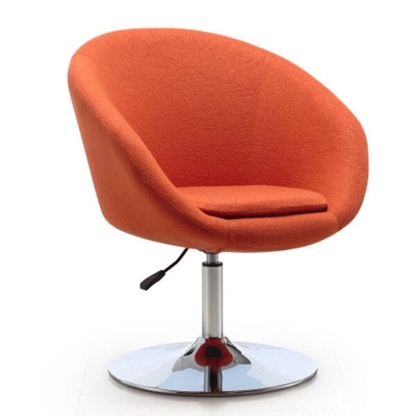 Sillón giratorio tipo barril | Rojo/Blanco/Negro/Naranja/Azul | Un asiento