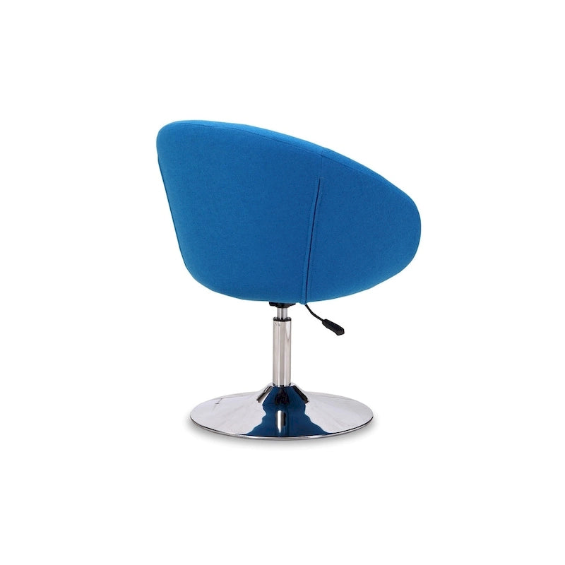 Sillón giratorio tipo barril | Rojo/Blanco/Negro/Naranja/Azul | Un asiento