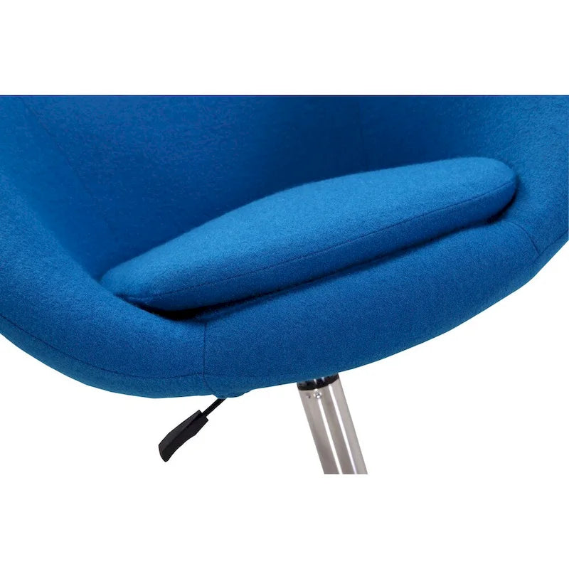 Sillón giratorio tipo barril | Rojo/Blanco/Negro/Naranja/Azul | Un asiento