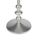 Mesa auxiliar de pedestal redonda de hierro – Plateada / Bronce / Negra