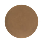 Mesa auxiliar de pedestal redonda de hierro – Plateada / Bronce / Negra