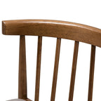 Sillas de comedor de tela beige de mediados de siglo, juego de 2