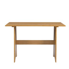 Mesa de comedor rectangular Honey Brown / White Farmhouse, 4 asientos