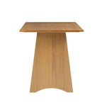 Mesa de comedor rectangular Honey Brown / White Farmhouse, 4 asientos