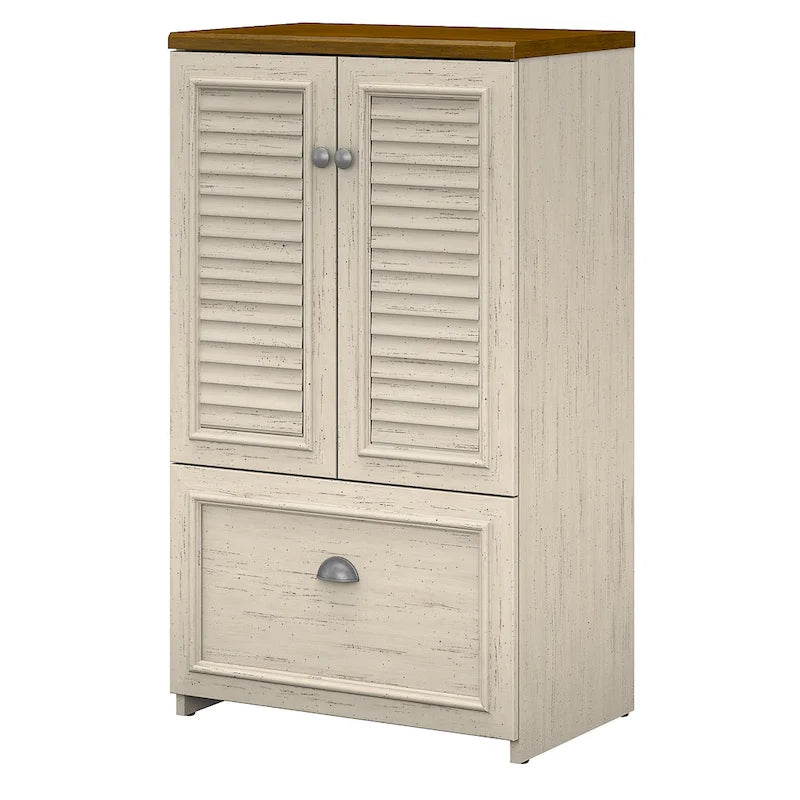 Archivador rústico con cajón, multicolor, para un solo usuario