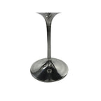 Mesa de comedor redonda con pedestal Elm / Antique Gold & Black, 4 asientos