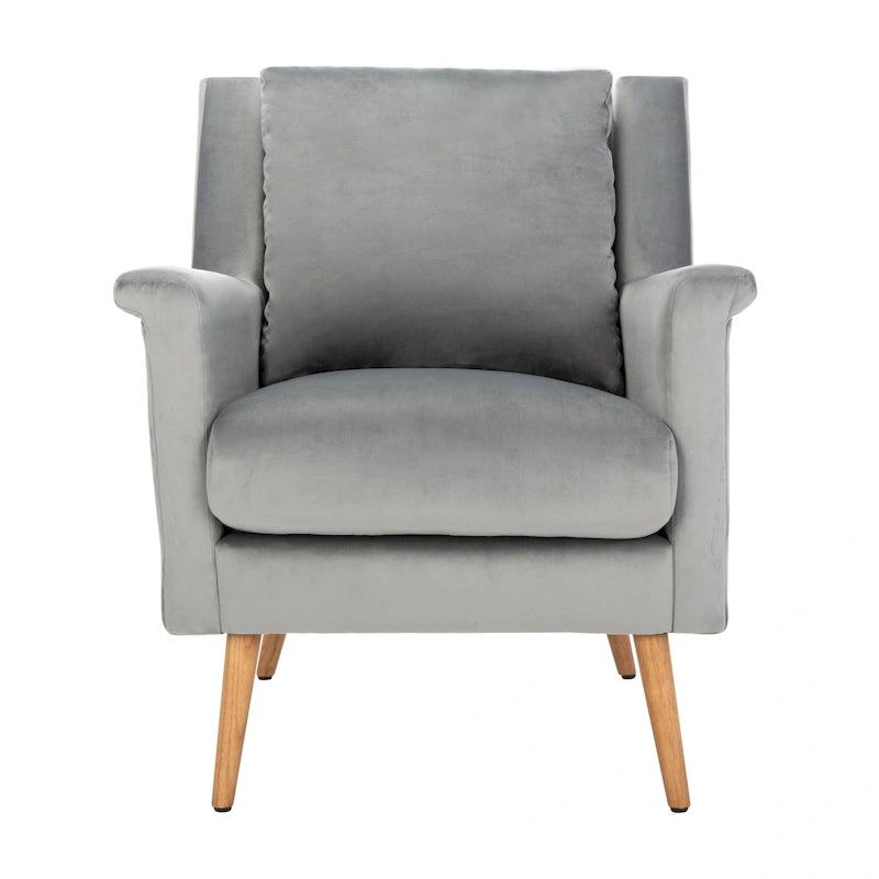 Sillón de Acento de Mediados de Siglo, Multicolor / Natural, 1 Asiento
