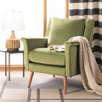 Sillón de Acento de Mediados de Siglo, Multicolor / Natural, 1 Asiento