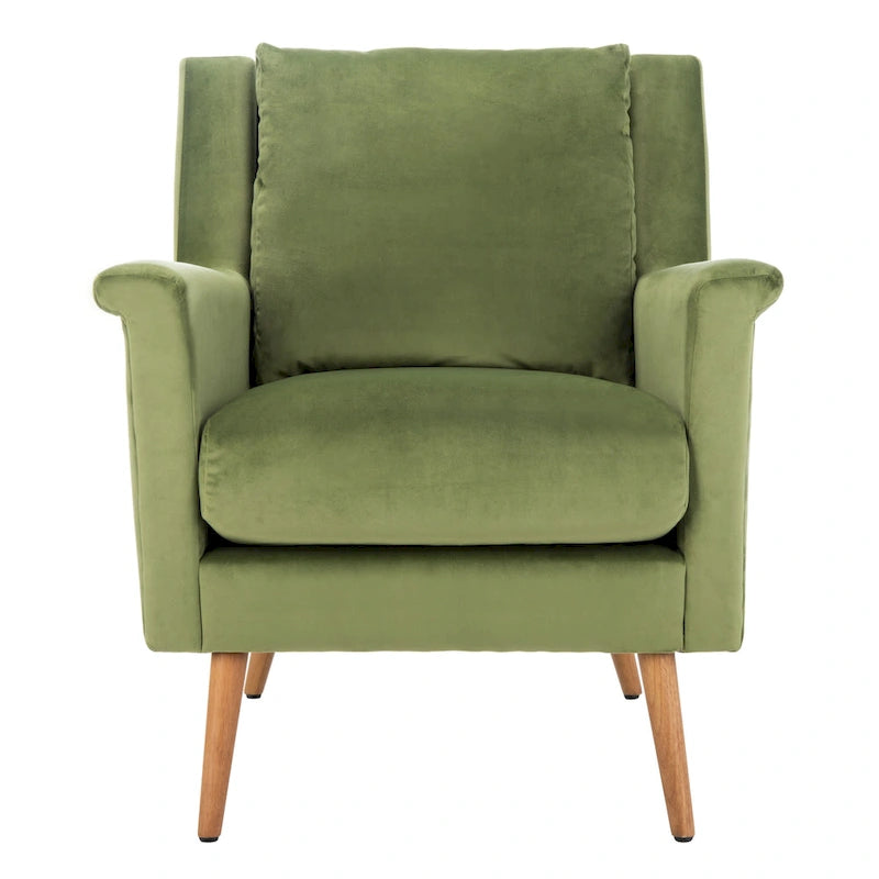 Sillón de Acento de Mediados de Siglo, Multicolor / Natural, 1 Asiento