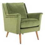 Sillón de Acento de Mediados de Siglo, Multicolor / Natural, 1 Asiento