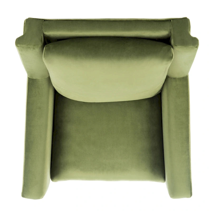 Sillón de Acento de Mediados de Siglo, Multicolor / Natural, 1 Asiento