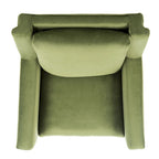 Sillón de Acento de Mediados de Siglo, Multicolor / Natural, 1 Asiento