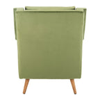 Sillón de Acento de Mediados de Siglo, Multicolor / Natural, 1 Asiento