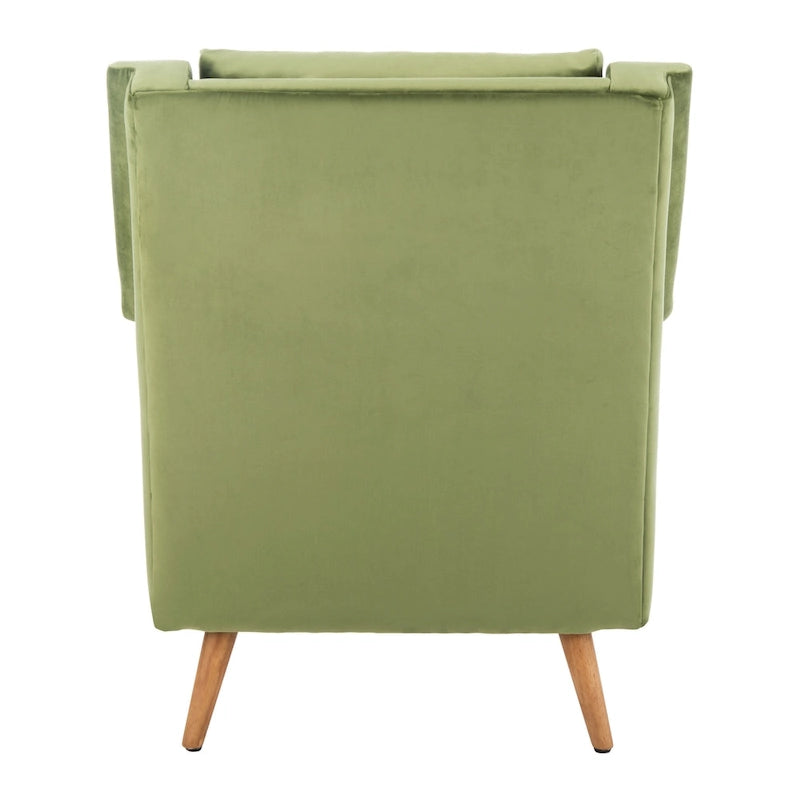 Sillón de Acento de Mediados de Siglo, Multicolor / Natural, 1 Asiento