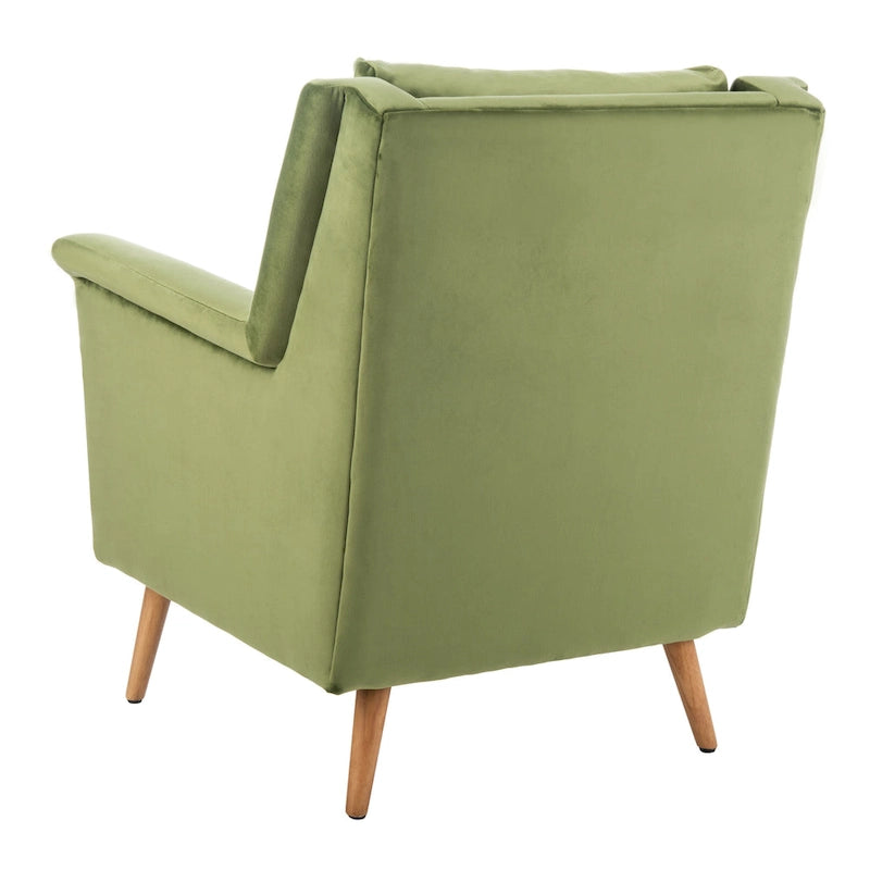 Sillón de Acento de Mediados de Siglo, Multicolor / Natural, 1 Asiento
