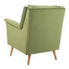 Sillón de Acento de Mediados de Siglo, Multicolor / Natural, 1 Asiento