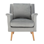 Sillón de Acento de Mediados de Siglo, Multicolor / Natural, 1 Asiento