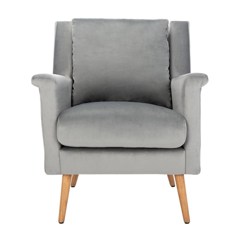 Sillón de Acento de Mediados de Siglo, Multicolor / Natural, 1 Asiento