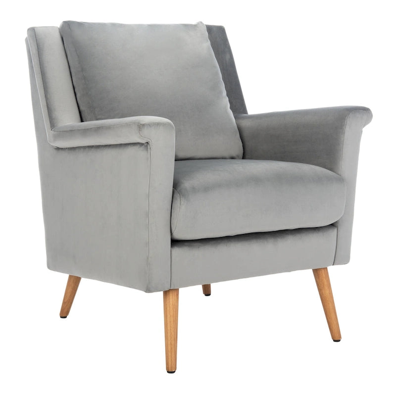 Sillón de Acento de Mediados de Siglo, Multicolor / Natural, 1 Asiento