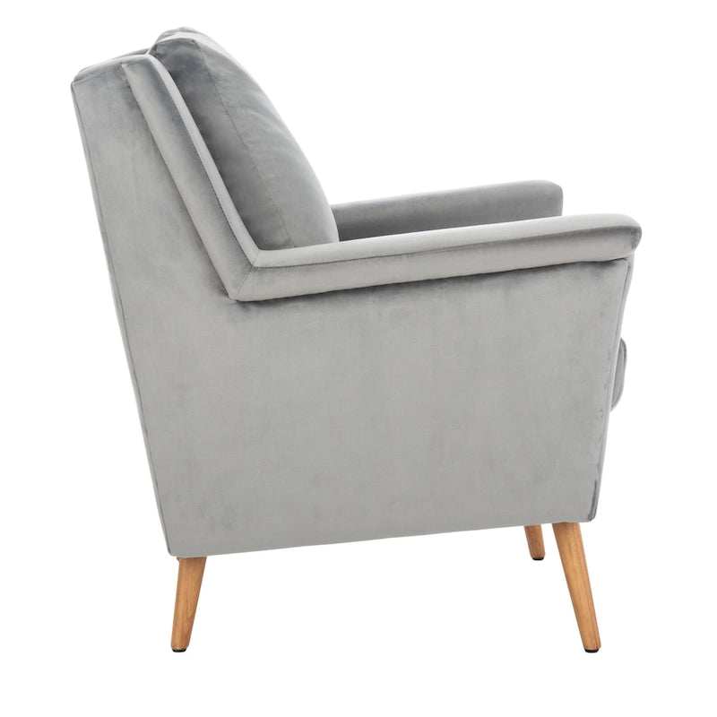 Sillón de Acento de Mediados de Siglo, Multicolor / Natural, 1 Asiento