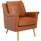 Sillón de Acento de Mediados de Siglo, Multicolor / Natural, 1 Asiento