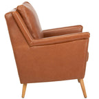 Sillón de Acento de Mediados de Siglo, Multicolor / Natural, 1 Asiento