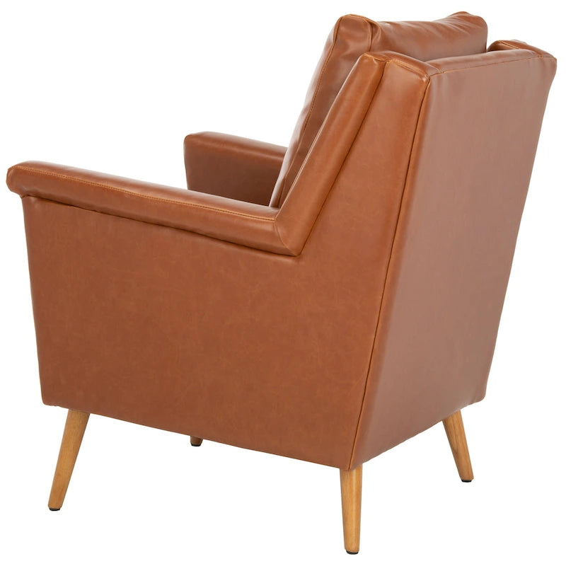 Sillón de Acento de Mediados de Siglo, Multicolor / Natural, 1 Asiento