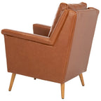 Sillón de Acento de Mediados de Siglo, Multicolor / Natural, 1 Asiento