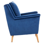 Sillón de Acento de Mediados de Siglo, Multicolor / Natural, 1 Asiento