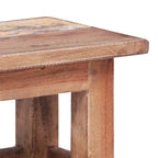 Mesas Auxiliares Nido de Madera Marrón, Juego de 2