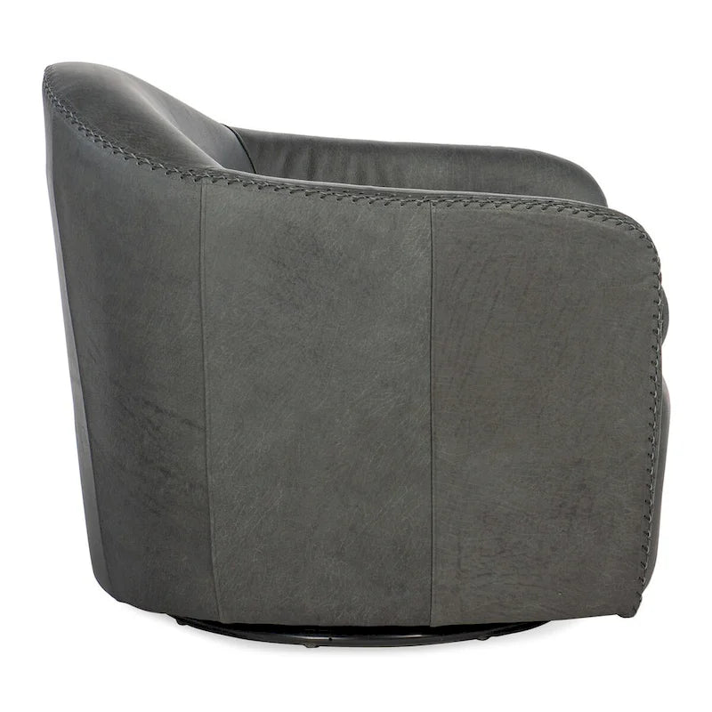 Sillón club giratorio Roper de 29" de ancho en acero azul