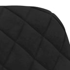 Silla de comedor de terciopelo, juego de 2 – Gris claro / Gris oscuro / Crema / Negro