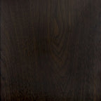 Mesa auxiliar redonda con acento – Marrón / Ocre / Blanco Lavado, Base de metal