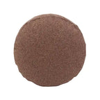 Puf redondo para pies, chocolate, 1 persona