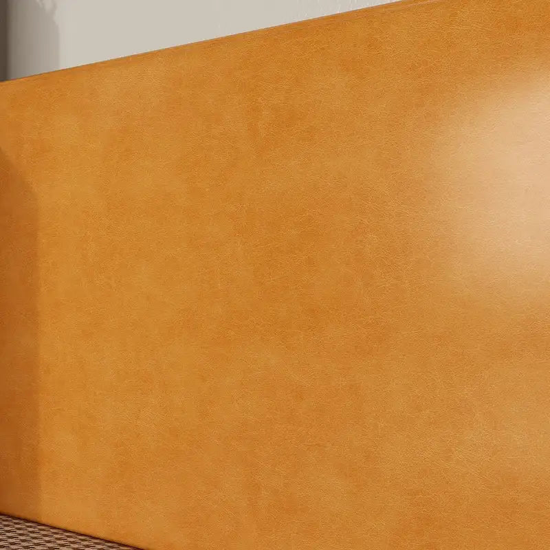 Zapatero de madera natural con banco y respaldo de PU, cojín de pata de gallo, para 1 persona, 120 cm