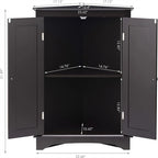 Armario esquinero con puertas, blanco/beige, 1 persona