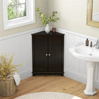 Armario esquinero con puertas, blanco/beige, 1 persona