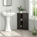 Armario esquinero con puertas, blanco/beige, 1 persona