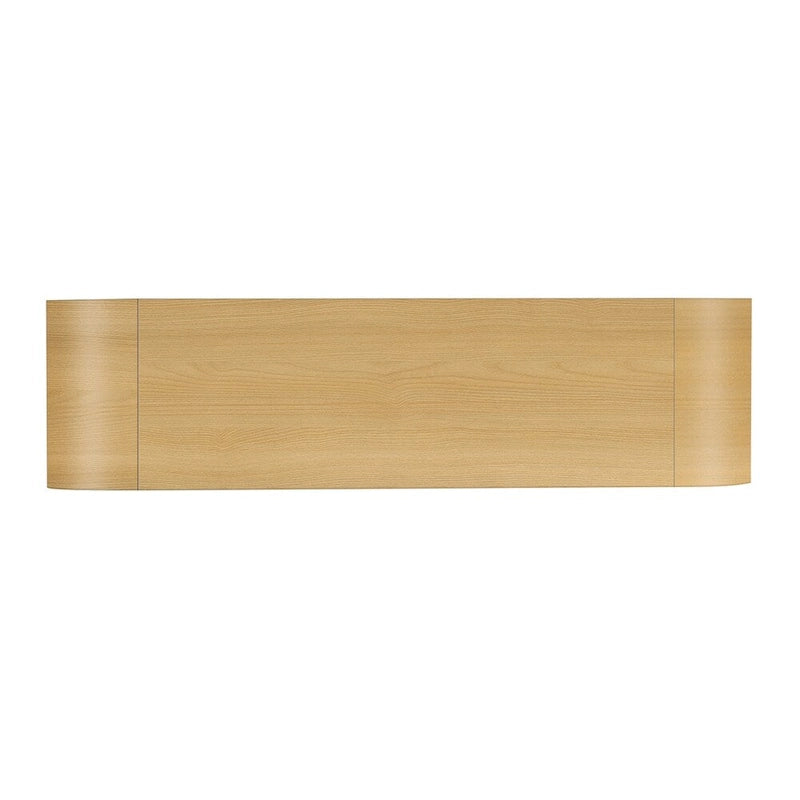 Aparador/bufé de 4 puertas en negro/blanco/azul marino con estantes ajustables