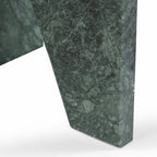 Mesa auxiliar redonda de mármol para bebidas – Marrón / Verde / Rojo / Blanco / Negro, 1 persona